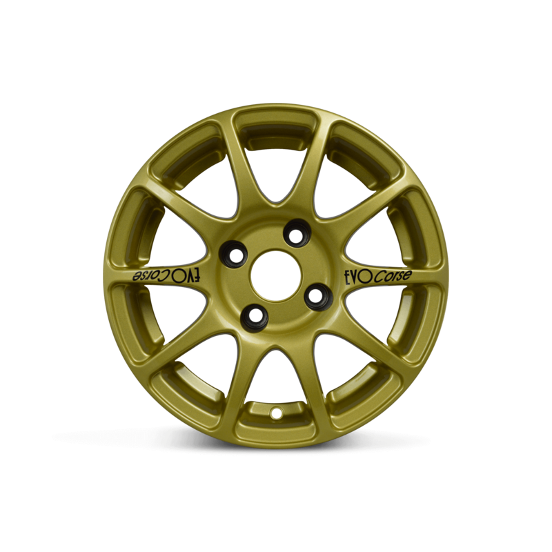 Jante Evo Corse Sport 14x6" 4x108 ET16, Doré (Peugeot / Citroen)