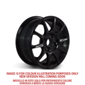 Jante Evo Corse Sport 14x6" 4x108 ET16, Noir Brillant (Peugeot / Citroen)