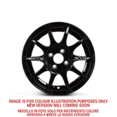 Jante Evo Corse Sport 14x6" 4x108 ET16, Noir Brillant (Peugeot / Citroen)