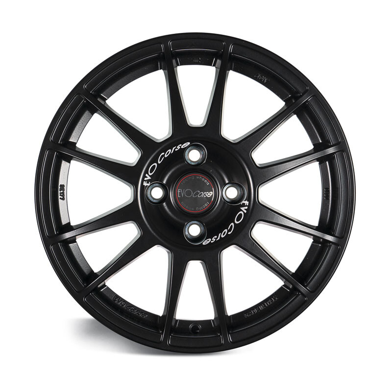 Jante Evo Corse SanremoCorse 16x6.5" 4x108 ET10, Noir Mat (Citroen)