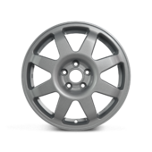 Jante Evo Corse SB9Ragno 17x7" 4x100 ET35, Gris Argenté (Renault Clio)
