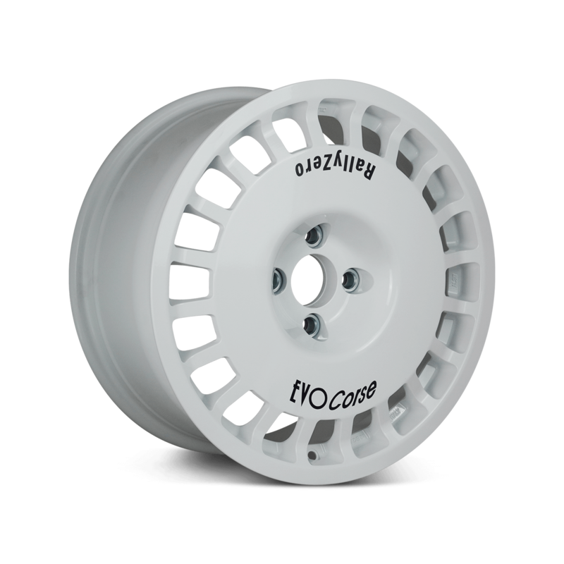 Jante Evo Corse RallyZero 18x8" 5x114.3 ET35, Blanc (Mitsubishi / Toyota)