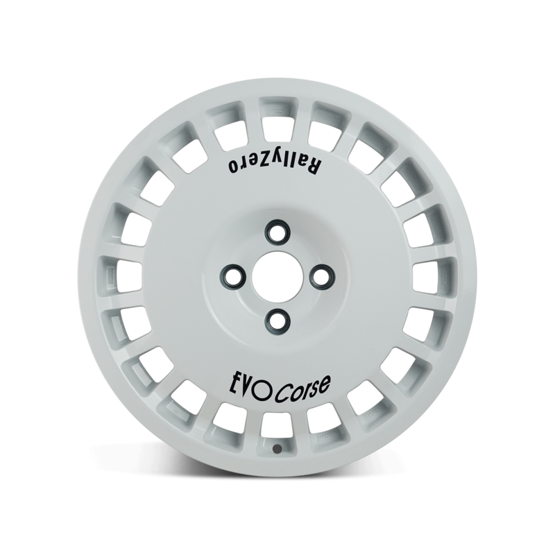 Jante Evo Corse RallyZero 18x8" 5x114.3 ET35, Blanc (Mitsubishi / Toyota)