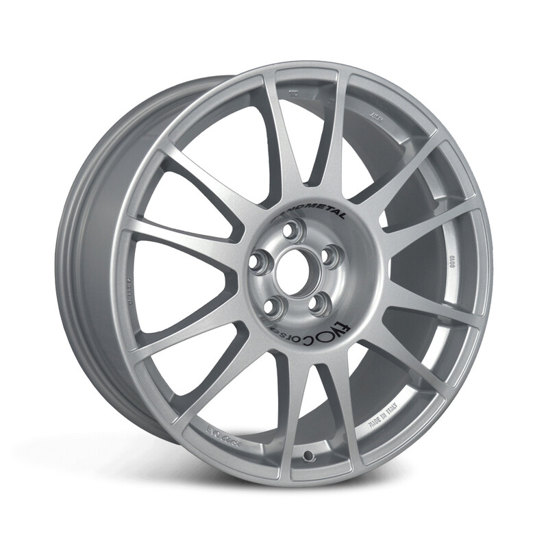 Jante Evo Corse SanremoCorse 18x8" 5x114.3 ET45, Gris Argenté (Mitsubishi / Toyota / Subaru)