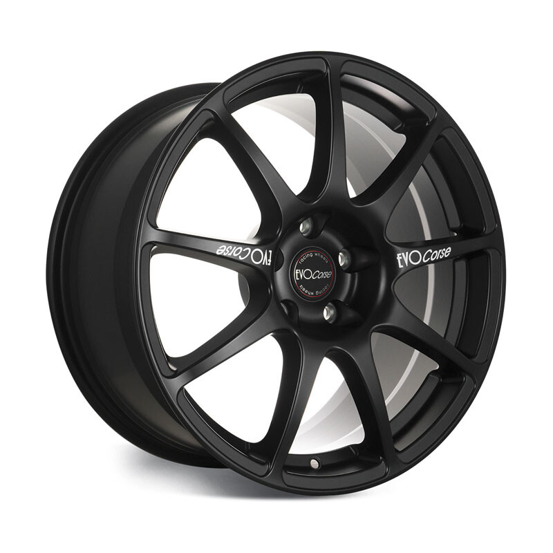Jante Evo Corse Excalibur 18x8" 5x114.3 ET23, Noir Mat