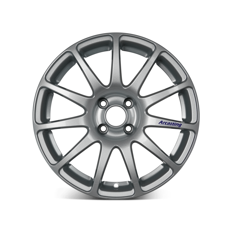 Jante Evo Corse Excalibur 18x8" 5x114.3 ET30, Gris Argenté