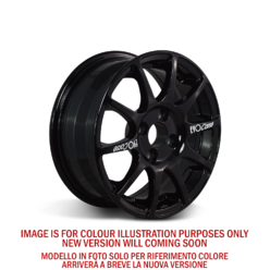 Jante Evo Corse Sport 14x6" 4x110 ET16, Noir Brillant