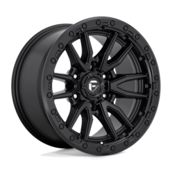 Jante Fuel D679 Rebel 18x9" 5x139.7 ET01, Noir Mat