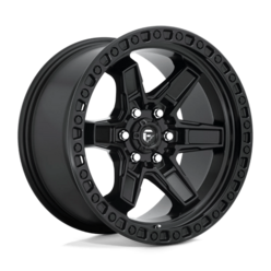 Jante Fuel D697 Kicker 17x9" 6x114.3 ET12, Noir Mat