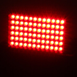 Feu de Pluie Rectangulaire 72 LEDs (FIA)
