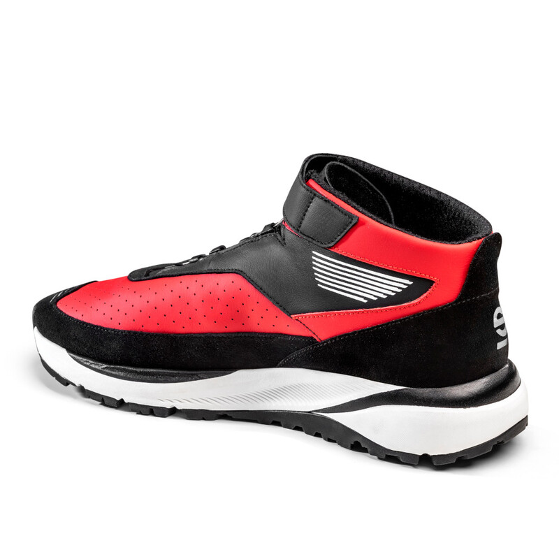 Bottines Sparco Chrono - Noires & Rouges (FIA)
