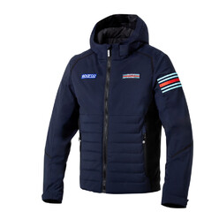 Blouson d'Hiver Sparco Martini Racing Bleu Marine