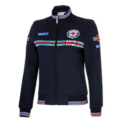 Sweat Zippé Sparco Martini Racing Femme Bleu