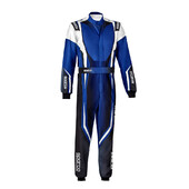 Combinaison Karting Sparco Prime K Bleue & Blanche (FIA 8877-2022)