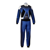 Combinaison Karting Sparco Prime K Bleue & Blanche (FIA 8877-2022)
