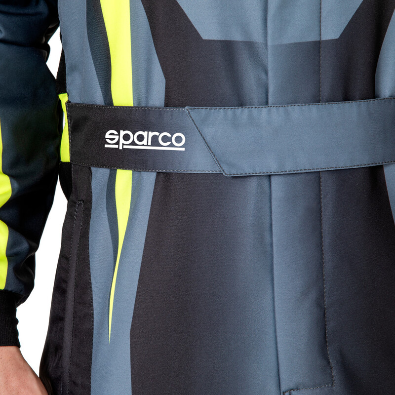 Combinaison Karting Sparco Prime K Noire & Jaune (FIA 8877-2022)