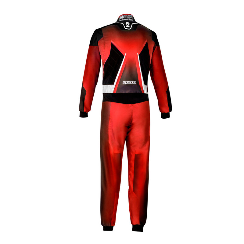 Combinaison Karting Sparco Prime K Noire & Rouge (FIA 8877-2022)