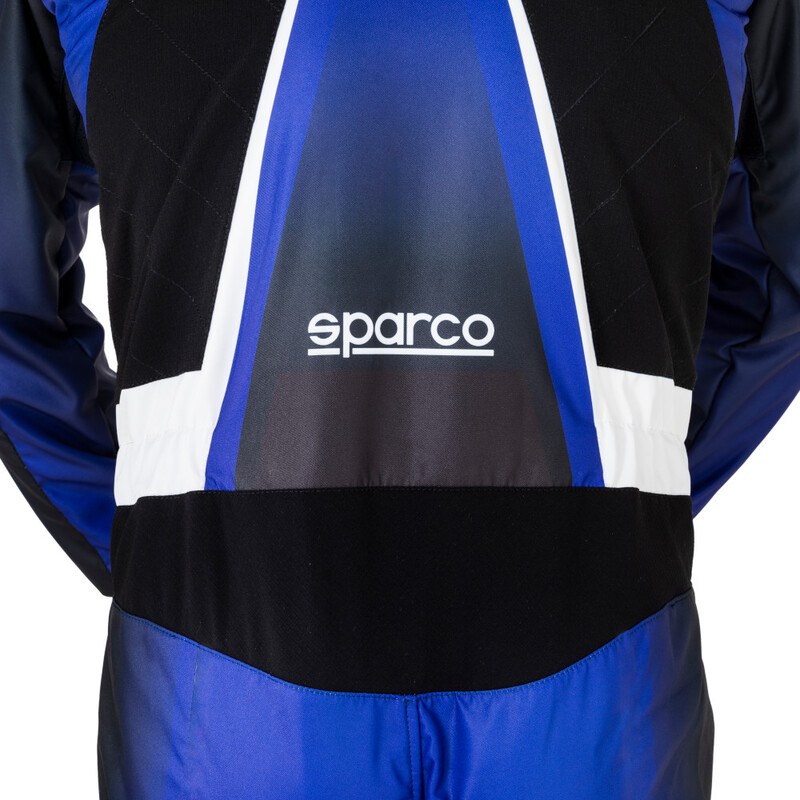 Combinaison Karting Sparco Prime K Enfant Bleue & Blanche (FIA 8877-2022)