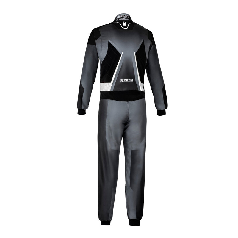 Combinaison Karting Sparco Prime K Enfant Noire & Grise (FIA 8877-2022)