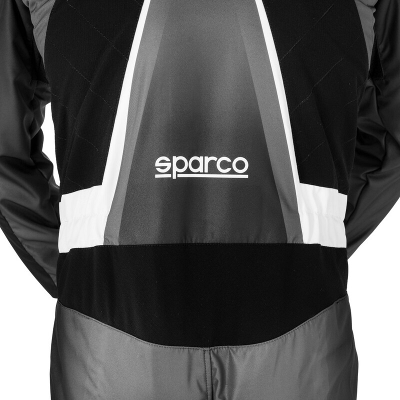 Combinaison Karting Sparco Prime K Enfant Noire & Grise (FIA 8877-2022)