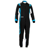Combinaison Karting Sparco Thunder Noire & Bleue Taille L (CIK-FIA N2013.1)