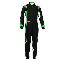 Combinaison Karting Sparco Thunder Noire & Verte (CIK-FIA N2013.1)