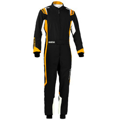 Combinaison Karting Sparco Thunder Enfant Noire & Orange (CIK-FIA N2013.1)