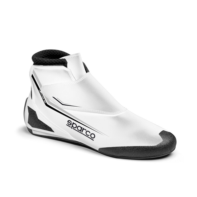 Bottines Karting Sparco K-Prime Blanches & Noires (FIA 8877-2022)