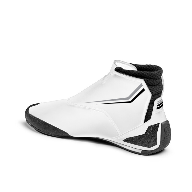 Bottines Karting Sparco K-Prime Blanches & Noires (FIA 8877-2022)