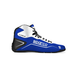 Bottines Karting Sparco K-Pole Enfant Bleues & Blanches