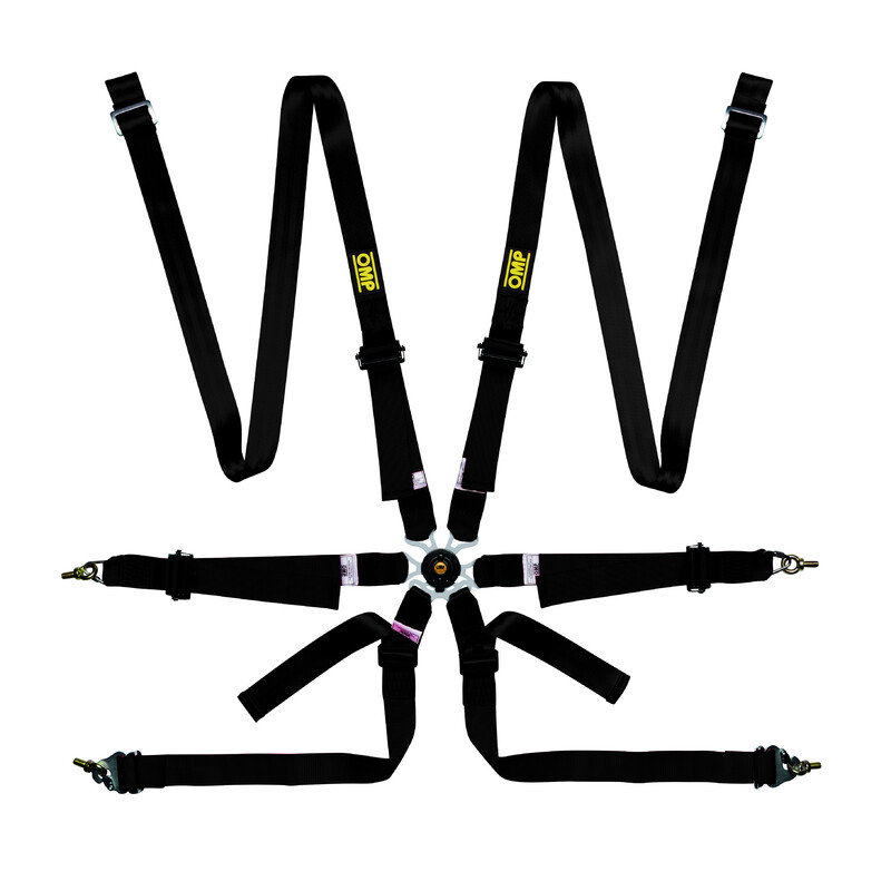 Harnais 6 Points 2" OMP ONE Versa (FIA, Hans)