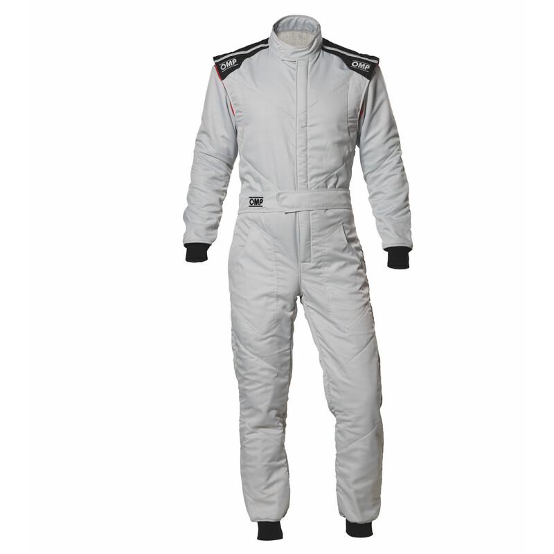 Combinaison OMP First-S Grise Argentée (FIA 8856-2018)