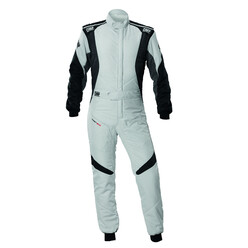 Combinaison OMP First EVO Grise / Noire (FIA 8856-2018)