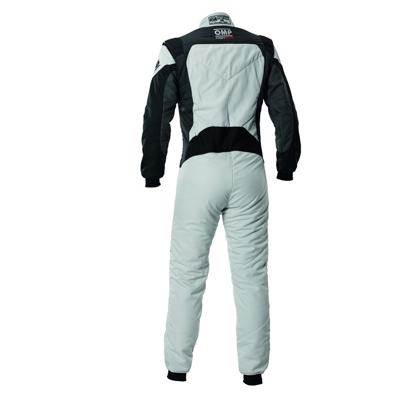 Combinaison OMP First EVO Grise / Noire (FIA 8856-2018)