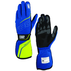 Gants OMP Tecnica Bleus Roi / Jaunes Fluo