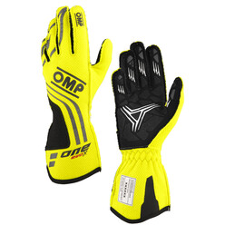 Gants OMP ONE EVO-X Jaunes Fluo