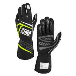 Gants OMP First Noirs / Jaunes Fluo