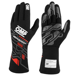 Gants OMP Sport Noirs / Rouges