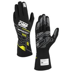 Gants OMP Sport Noirs / Jaunes Fluo