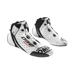 Bottines OMP ONE EVO R - Blanches (FIA)