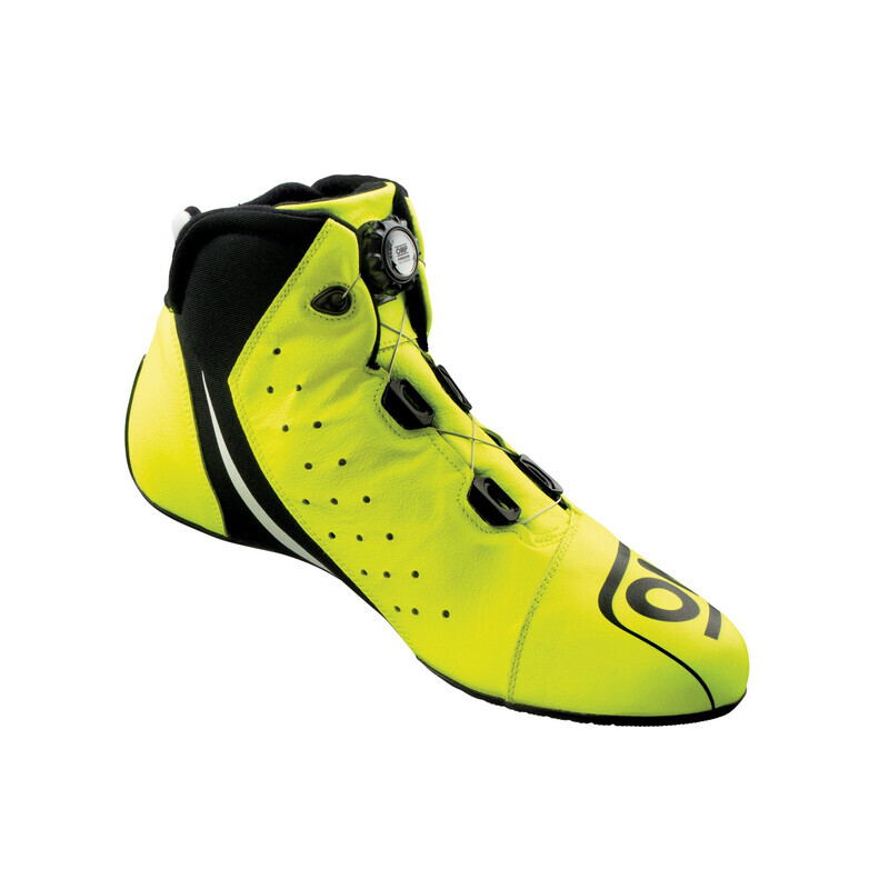 Bottines OMP ONE EVO R - Jaunes Fluo (FIA)