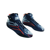 Bottines OMP ONE-S - Bleues Marine / Orange Fluo (FIA)