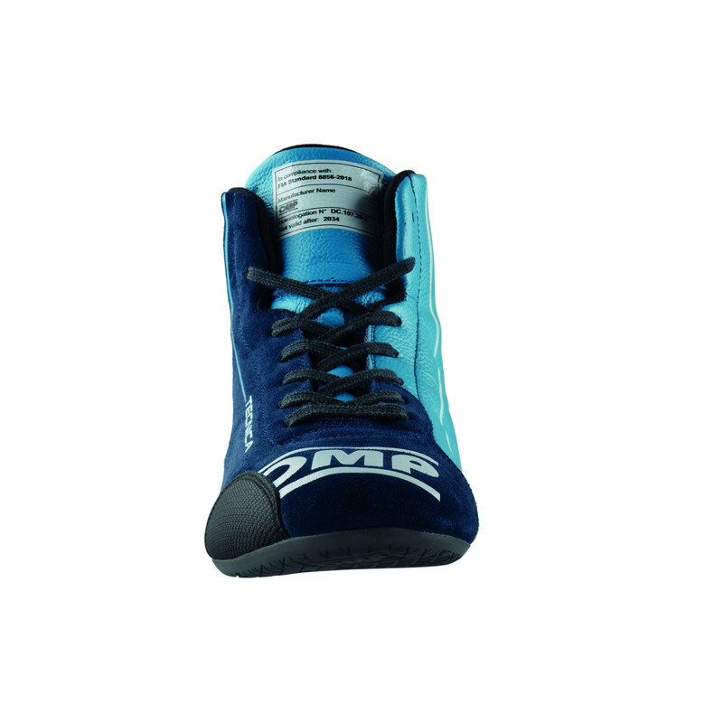 Bottines OMP Tecnica - Bleues Navy / Bleues Cyan (FIA)