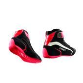 Bottines OMP First - Noires / Rouges (FIA)