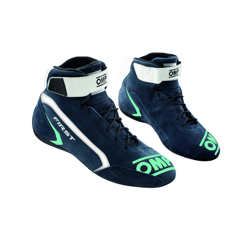 Bottines OMP First - Bleues Marine / Bleues Tiffany (FIA)