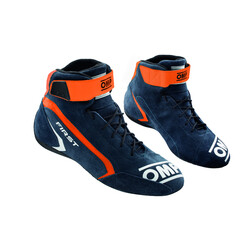 Bottines OMP First - Bleues Marine / Orange (FIA)