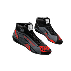 Bottines OMP Sport - Noires / Rouges (FIA)