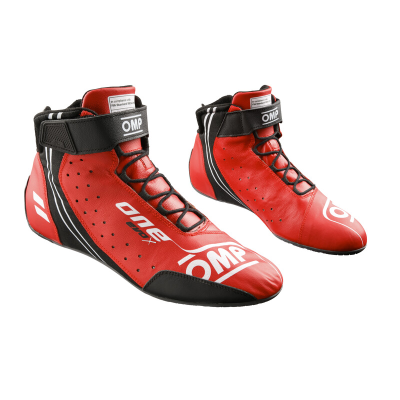 Bottines OMP ONE EVO X - Rouges (FIA)