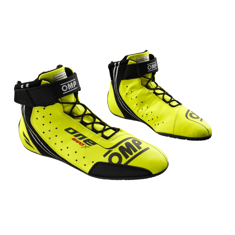 Bottines OMP ONE EVO X - Jaunes Fluo (FIA)