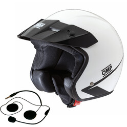 Casque OMP Star-J Intercom Blanc